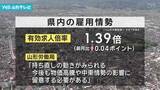 「県内有効求人倍率1.39倍　雇用情勢持ち直しの動き」の画像1