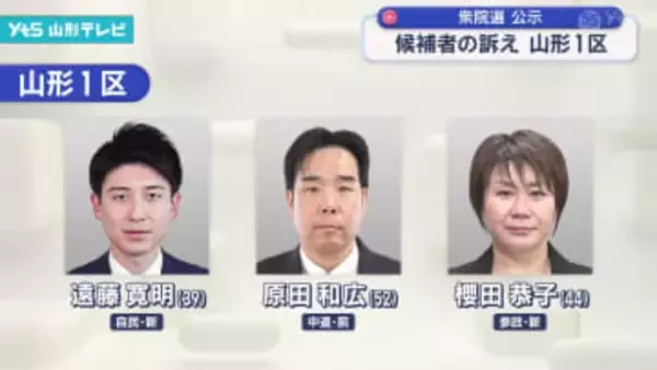 候補者の訴え 山形1区