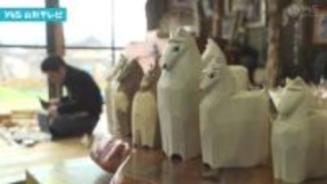 伝統工芸「笹野一刀彫」来年の干支の縁起物づくり