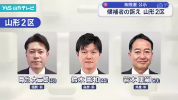 候補者の訴え 山形2区