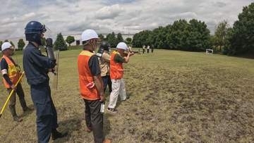 クマの出没に備えた合同対応訓練　寒河江市と県警、工業団地が連携