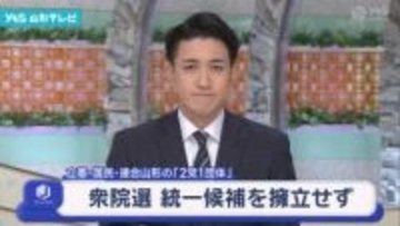衆議院選挙 統一候補を擁立せず