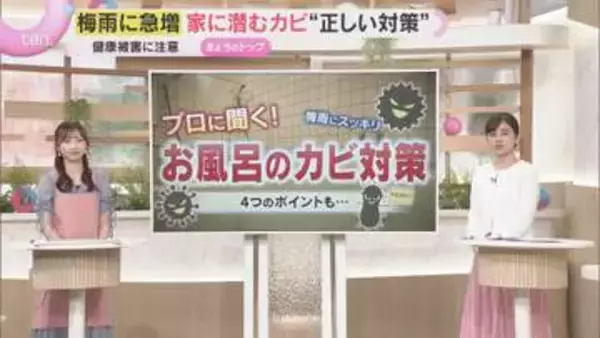梅雨に急増『カビ対策』貼るだけグッズが人気　今からできる正しい対処法は？風呂を守る4つのポイント