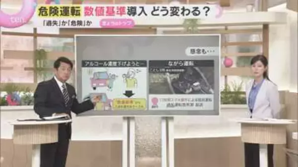 【詳しく】危険運転の判断基準を厳格化　速度超過と飲酒運転に数値基準　実効性に課題も指摘…遺族から懸念の声も