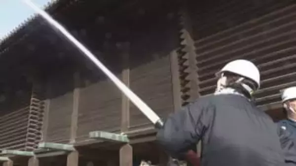 【文化財を守る】1300年の歴史ある木造の倉・正倉院正倉…独自水源から水を確保し放水訓練　正倉院特設消防隊「正倉院を守るのが使命」