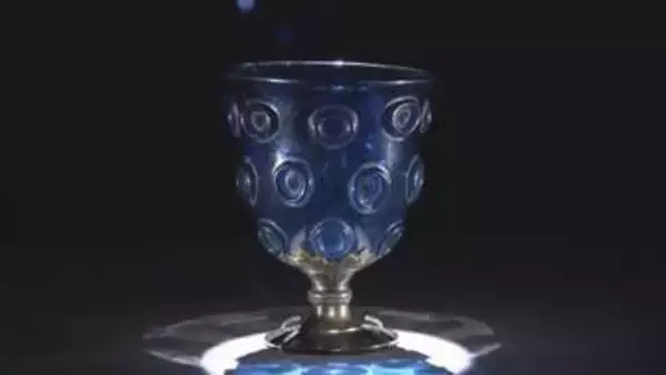 正倉院を代表するガラスの宝物「瑠璃坏（るりのつき）」台座の「金メッキ」を科学分析で確認