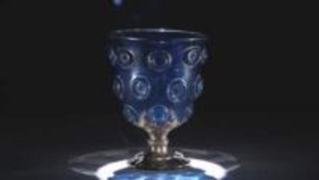 正倉院を代表するガラスの宝物「瑠璃坏（るりのつき）」台座の「金メッキ」を科学分析で確認