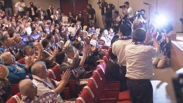 【速報】奈良の「飛鳥・藤原の宮都」世界文化遺産登録正式決定　地元は20年越しの悲願　「パブリックビューイング」歓声に包まれる