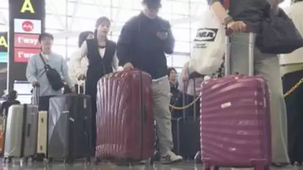 “駆け込み”で海外旅行を決めた人の姿も　GWを海外で過ごす人たちの出国ラッシュ始まる