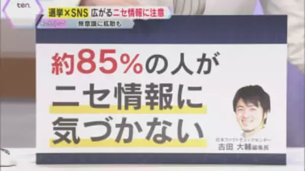 【解説】「85％が偽情報に気づかない」SNSの真偽不明の情報にどう向き合う？　3分の1が政治関連　参院選まで3日