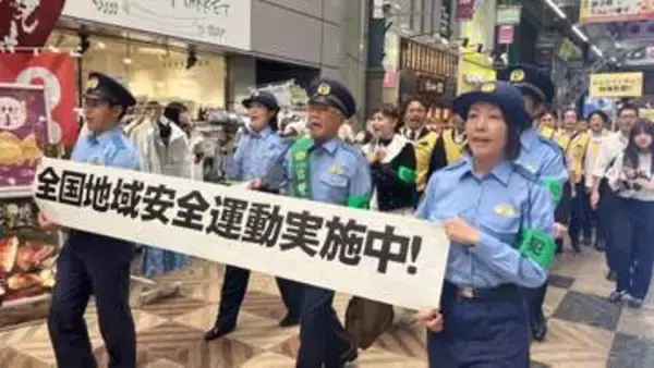 【警戒】「私だけは大丈夫と思わないで」タレントのタージンさんが大阪府警曽根崎署の一日署長　特殊詐欺電話をブロックするアプリ利用呼びかけ
