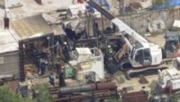 【速報】廃タイヤなどが入ったコンテナが燃える火事　けが人なし　京都・伏見区