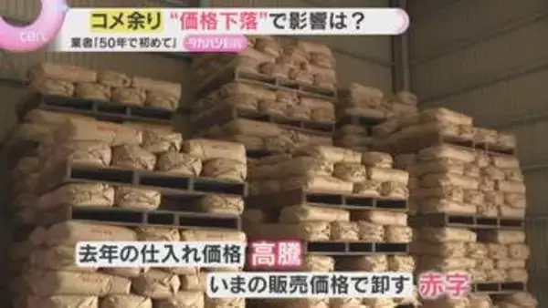 「夜も寝られない」コメ不足一転「コメ余り」価格下落で在庫は過去10年で最高　卸売りと農家の現実