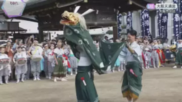天神祭きょう本宮　最高気温35.7℃の猛暑の中で「陸渡御」大阪天満宮は熱気に包まれる