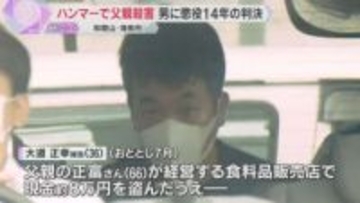 「被害者の妻である母親も厳しい処罰望んでいない」商店経営の父親をハンマーで殺害した男に懲役14年