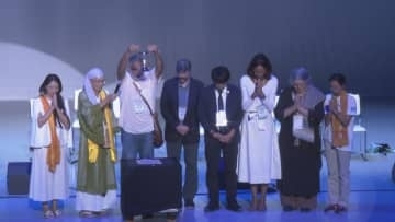 【万博】東條英機元首相やトルーマン大統領らの子孫が集まり平和呼びかけ　国際平和デーイベント