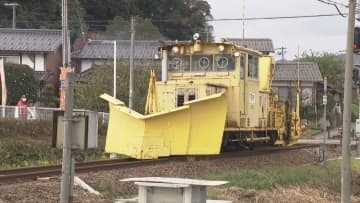 本格的な雪のシーズンの前に除雪車の試運転　京都丹後鉄道　去年の冬は令和になって最多の8回出動