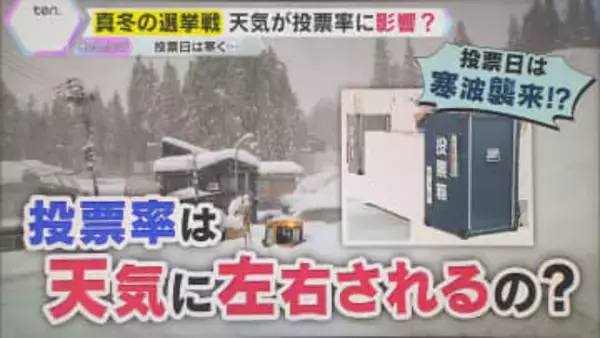 【衆院選】投票率は天気に左右されるのか…投票日に寒波襲来予想も　期日前投票も利用して貴重な1票を