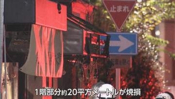 店舗兼住宅で火事　高齢男性が死亡　火元の部屋の住人か　大阪市東成区