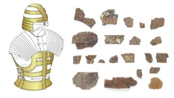 【新発見】世界遺産・沖ノ島に仁徳天皇陵古墳とよく似た甲冑　銅に金メッキを施した豪華な作り