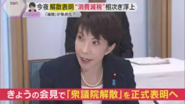 大阪では維新と激突へ…自民「公明に協力求めたい」食品限定「消費減税」争点に浮上　きょう解散表明へ