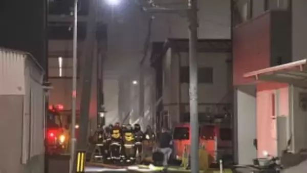 【速報】「家が燃えている」大阪市都島区で住宅火災　住人とみられる男性ケガ　100平方メートル焼損