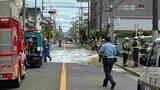 「【速報】道路が隆起し水漏れ　午後11時ごろめどに通行規制を解除予定　大阪・住吉区」の画像1