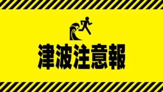 【速報】太平洋沿岸に津波注意報　和歌山県に午後0時30分1m予想