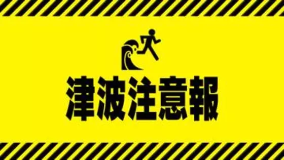 【速報】太平洋沿岸に津波注意報　和歌山県に午後0時30分1m予想