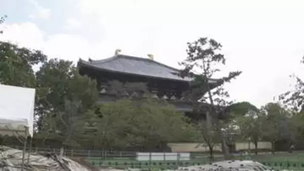 世界遺産・東大寺 大仏殿に次ぐ大きさだった「講堂」に続く広い「渡り廊下」の基礎部分が出土　専門家「規模にふさわしい造り」