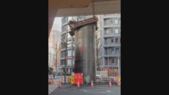 【速報】下水道管が約5ｍせり上がったか　新御堂筋が一部通行止め　沈める作業完了の見通し立たず　大阪・北区