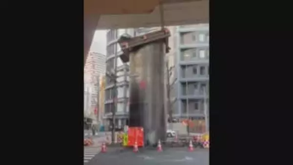 【速報】梅田で地下の「雨水管」が約18m隆起　新御堂筋が一部通行止め　注水し沈める作業続く　大阪