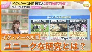 【解説】日本人が20年連続受賞　過去のイグ・ノーベル章はこんなにもユニーク