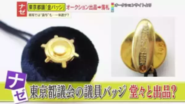 【波紋】｢そんなの売っていいの？｣議員バッジをネットオークションに出品!?“要返却”のはずが回収されず…ずさんな管理体制が明らかに