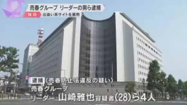 【独自】売春グループのリーダーの男ら逮捕　出会い系サイトを悪用し、20代の女性に売春をあっせんか