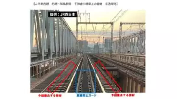 【速報】JR西・東西線の緊急停車は「列車の振動で線路のネジが外れたことが原因」　緊急点検で同様のネジ不良が近畿で約100件