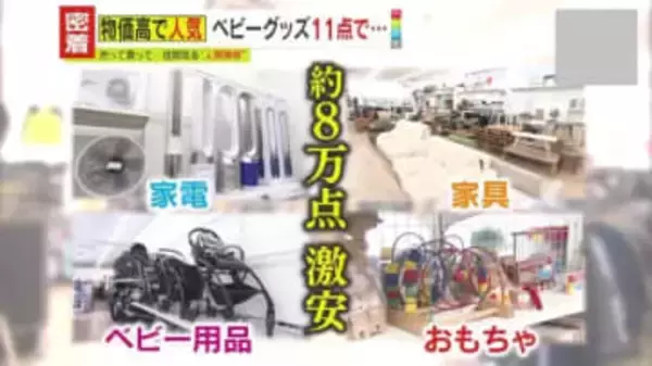 【密着】｢リサイクルショップでダイヤを買った｣物価高の助けになる？注目されるリユースショップ　ブランド服からベビー用品・電化製品などの買い取り額はいくらになる？さらに査定額アップのコツも紹介！