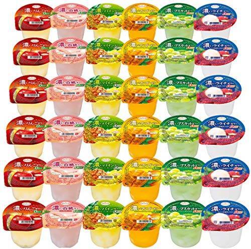 たらみ 濃い 0kcal ゼリー 290g 6種 36個セット(りんご・白桃・パイン・マンゴー・マスカット・ライチ) ※置き配指定不可