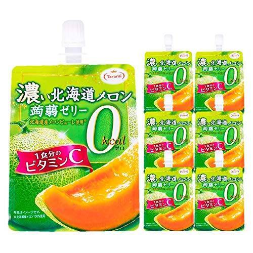 たらみ 濃い北海道メロン0kcal 蒟蒻ゼリー 150g 30個セット ※置き配指定不可