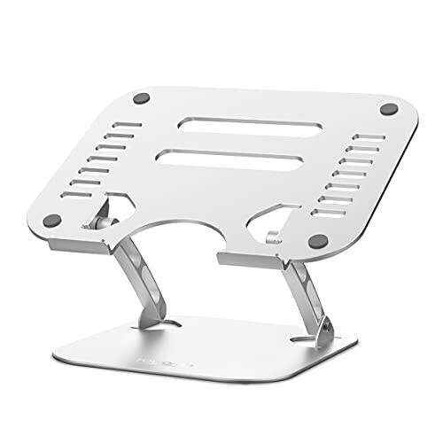 TAWARON 進化版 ノートパソコンスタンド PCスタンド タブレットスタンド 折りたたみ式 人間工学設計 最大耐荷重25kg 無段階高さ調整可能 姿勢改善 滑り 止め 軽量 アルミ合金製 優れな放熱性 Macbook Air/Macbook Pro/iPad Pro/Notebooksなど7~17.3インチまでに対応