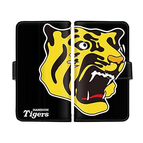 スマ通 iPhone7Plus iPhone 7 Plus 国内生産 カード スマホケース 手帳型 Apple アップル アイフォン セブンプラス (A.球団ロゴ（ブラック）) 阪神タイガース tigers