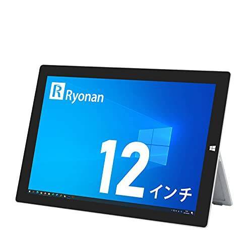 マイクロソフト Surface Pro 3 12インチ タブレットPC 第4世代Core i5-4300U メモリ:4GB SSD:128GB タッチパレル 高解像度（2160x1440） Windows 10 Office カメラ Ryonan (整備済み品)