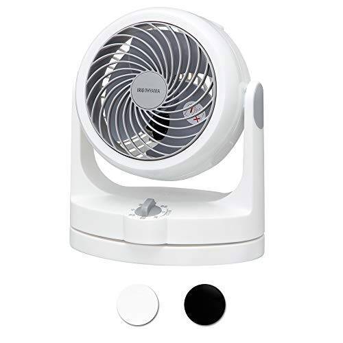 アイリスオーヤマ サーキュレーター 静音 左右首振り 8畳 パワフル送風 ホワイト PCF-HD15-W