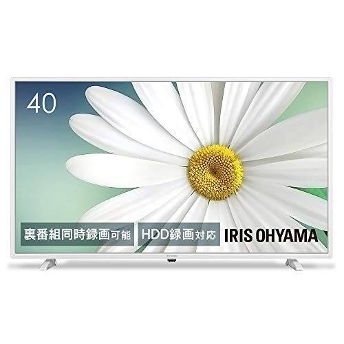 アイリスオーヤマ 40V型 液晶テレビ LT-40C420W LUCA フルハイビジョン 裏番組録画対応 ホワイト 2021年モデル