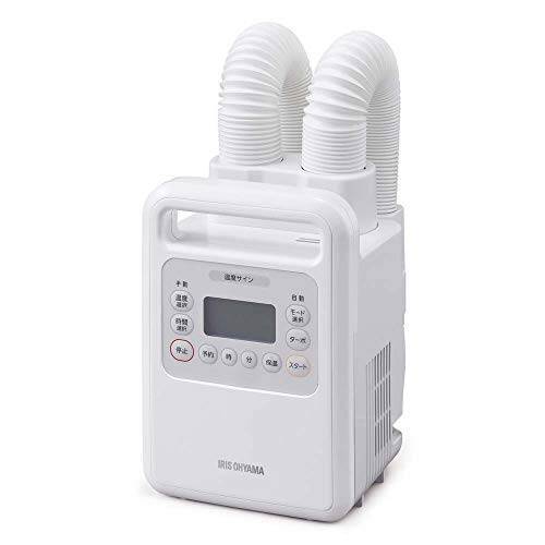 アイリスオーヤマ 布団乾燥機 カラリエ ハイパワー ツインノズル 温風機能付き マット不要 FK-WH1 ホワイト
