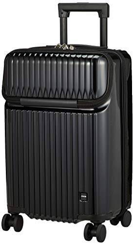 [エース] スーツケース タッシェ キャスターストッパー フロントポケット 機内持ち込み可 34L 50 cm 3.3kg ブラック