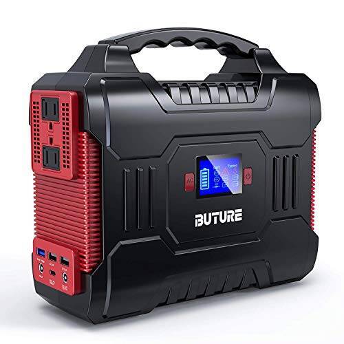 BUTURE ポータブル電源 72000mAh/266Wh大容量 純正弦波AC300W DC120W 家庭用蓄電池 USB-C PD 60W入/出力 QC3.0急速充電 USB出力 ソーラー充電 LEDライト/SOS機能 液晶画面表示 小型軽量 超長寿命 非常用電源 停電対応 防災グッズ 車中泊 キャンプ PSE認証済 24ヶ月保証