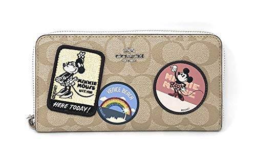 [コーチ] COACH 財布 (長財布) F29380 ライトカーキ×チョーク1 SVLHG ディズニー ミニーマウス パッチワーク シグネチャー 長財布 レディース [アウトレット品] [ブランド] [並行輸入品]