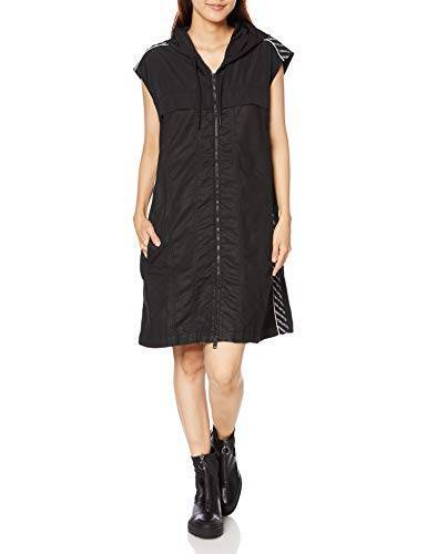 (ディーゼル) DIESEL レディース ワンピースジョグジーンズパーカードレス A00376069PF XS ブラック 01