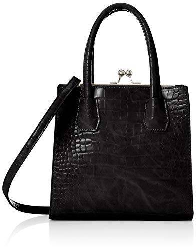 [ウィゴー] ショルダーバッグ クロコハンドルがま口 ショルダー レディース F ブラック
